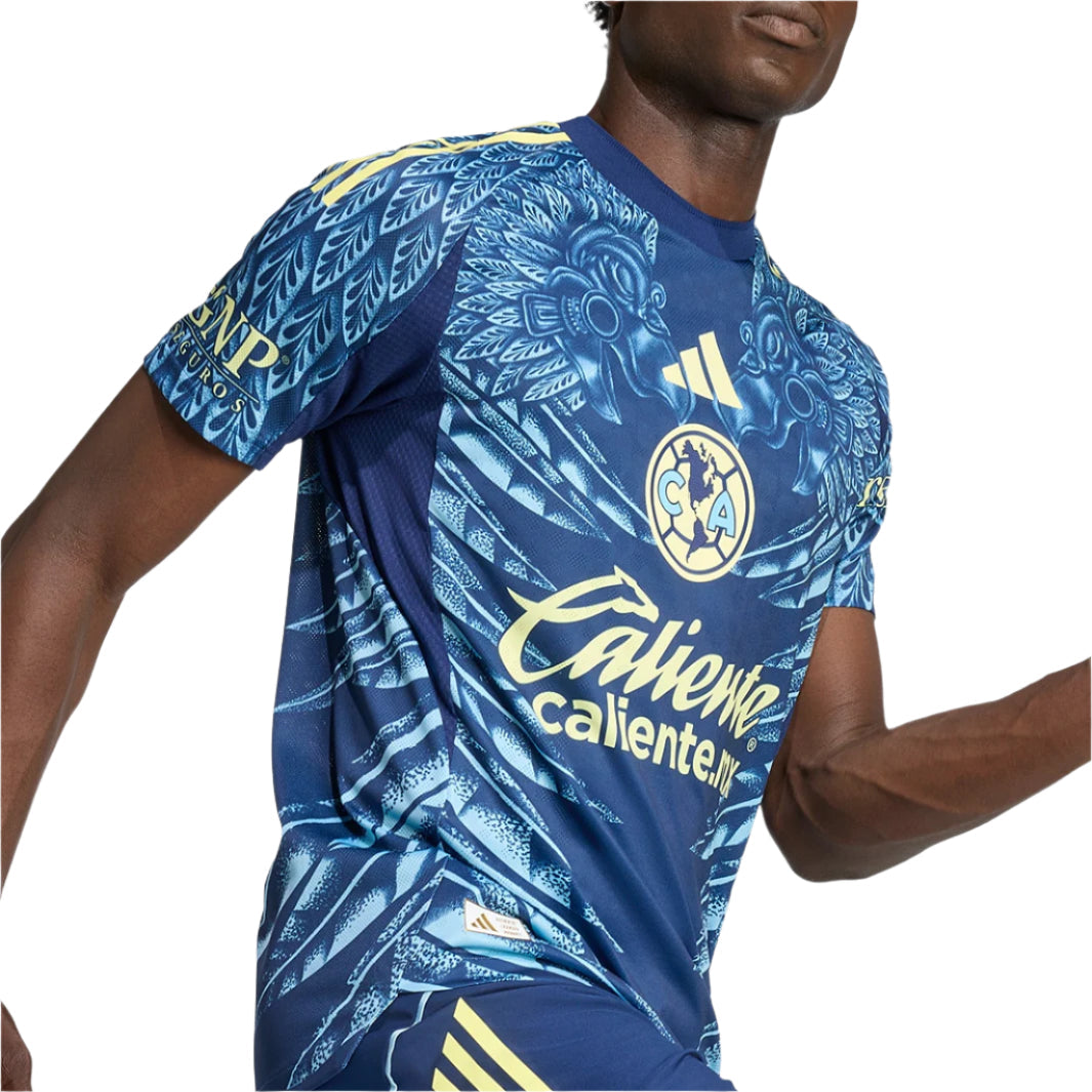 adidas Brian Rodriguez Men's Club AmÃ©rica 25/26 Authentic Away Jersey (Blue)