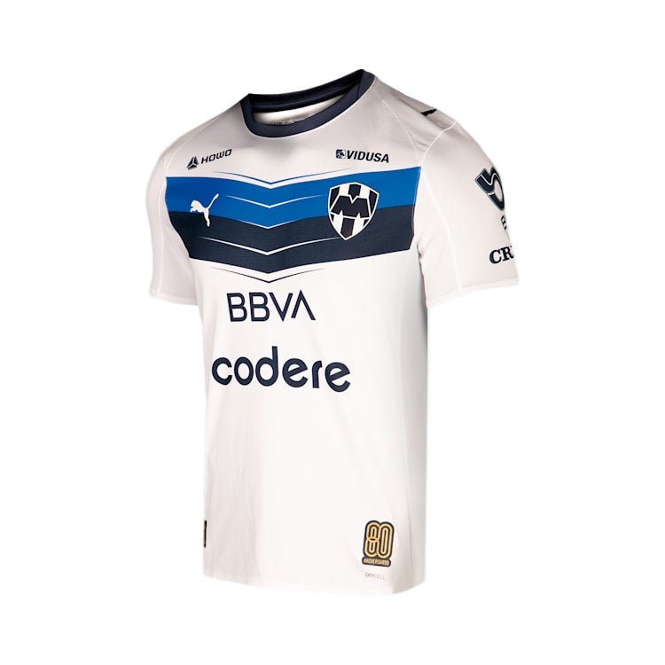 Puma Monterrey 25/26 Authentic Soccer Away Jersey (Puma White)