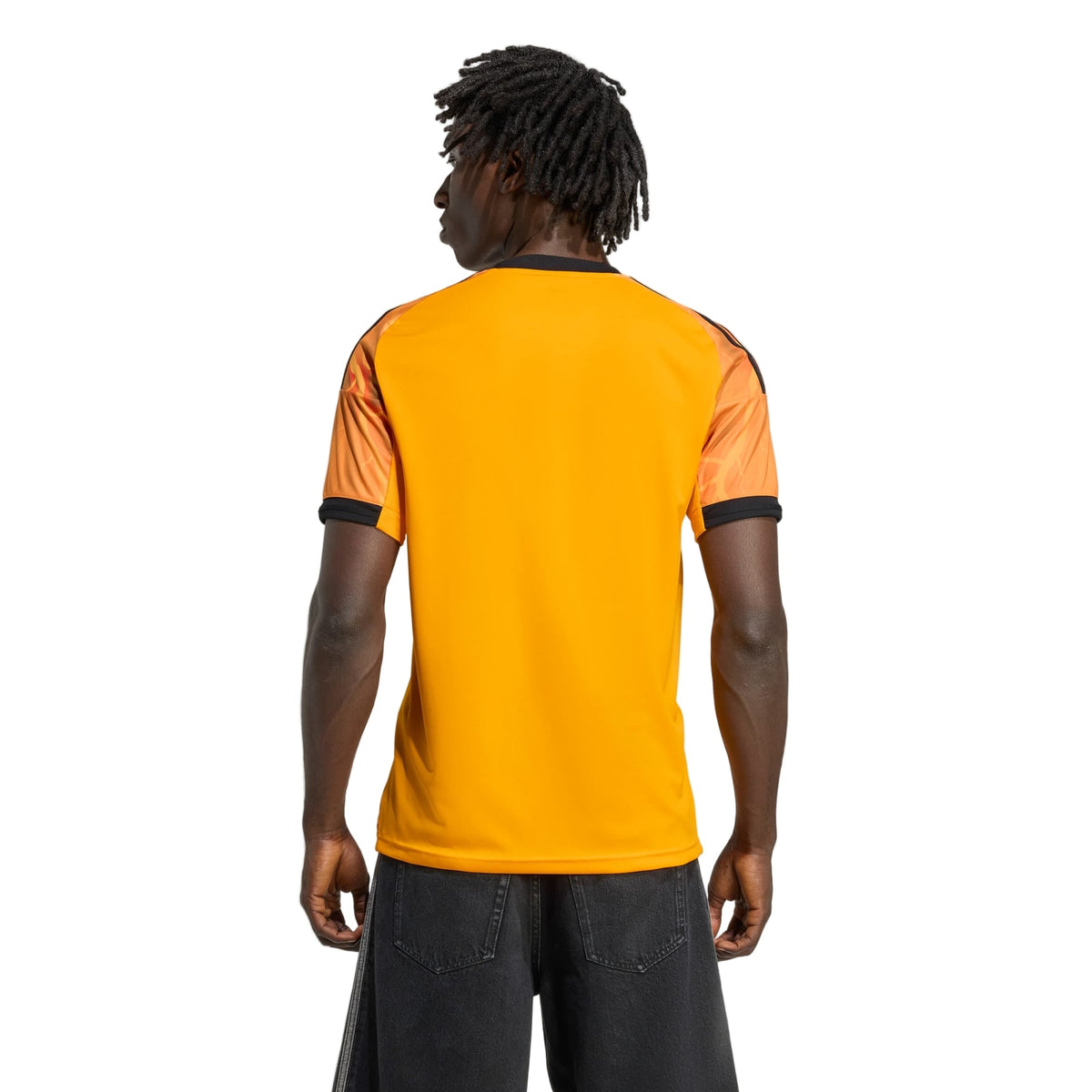 adidas Roma Jan ZiÃ³Å‚kowski Away Jersey w/ Serie A Patch 25/26 (Orange/Black)