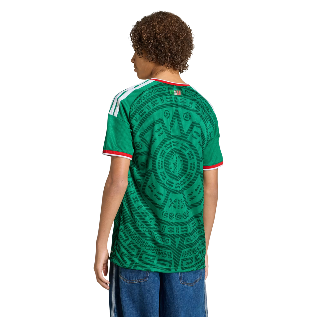 adidas Youth H. Martin Mexico 2026 Home World Cup Jersey (Bold Green)