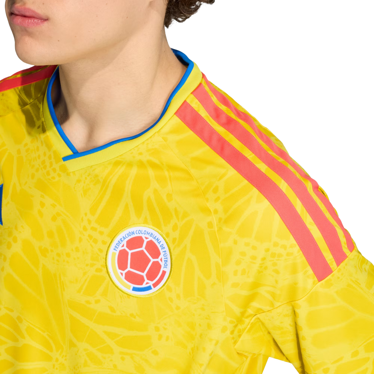 adidas Men's Montero Colombia 2026 Home Jersey (Impact Yellow)