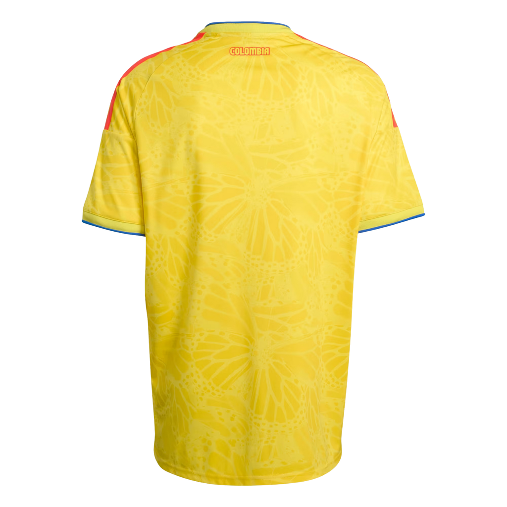 adidas Men's J.Arias Colombia 2026 Home Jersey (Impact Yellow)