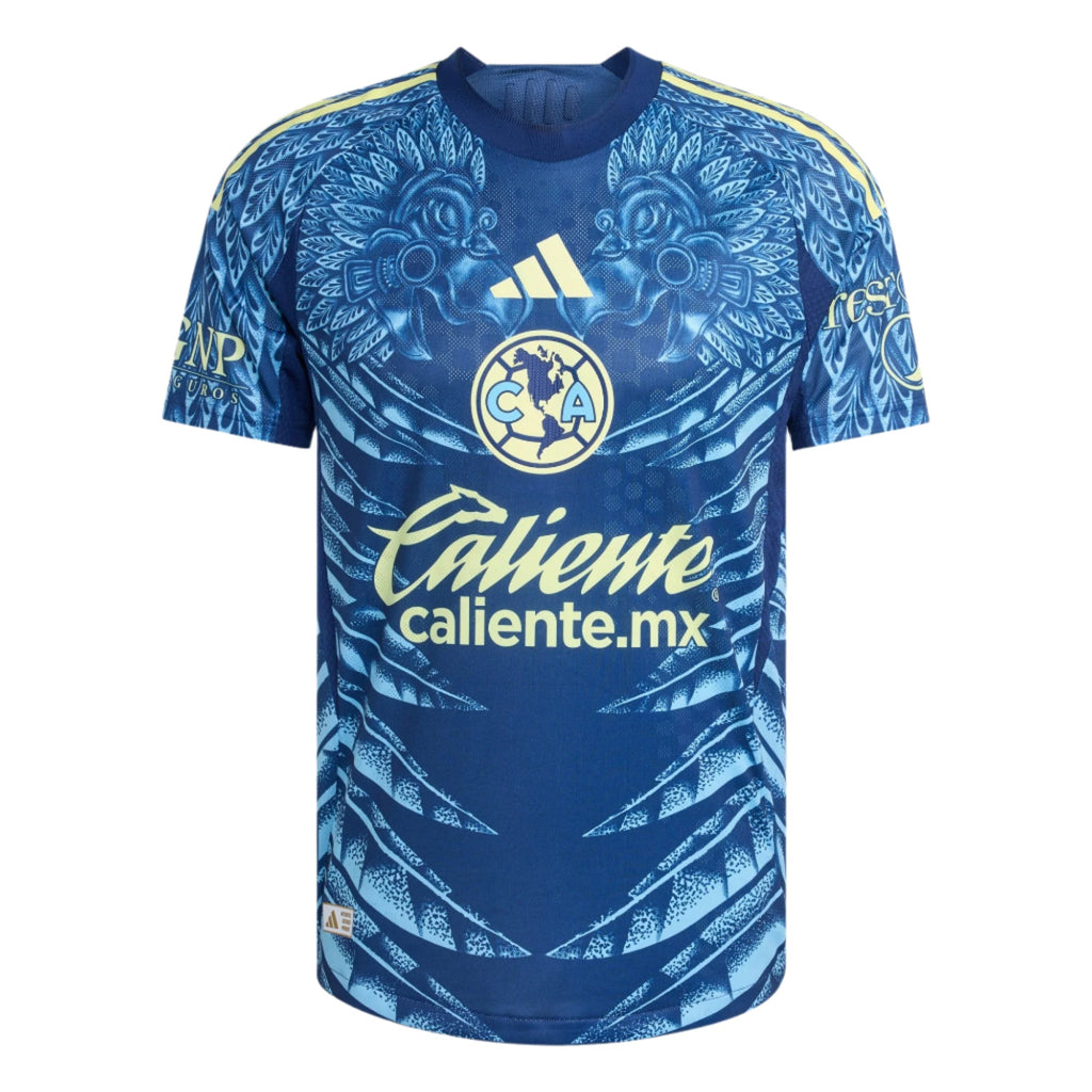 adidas R. Aguirre Men's Club AmÃ©rica 25/26 Authentic Away Jersey (Blue)