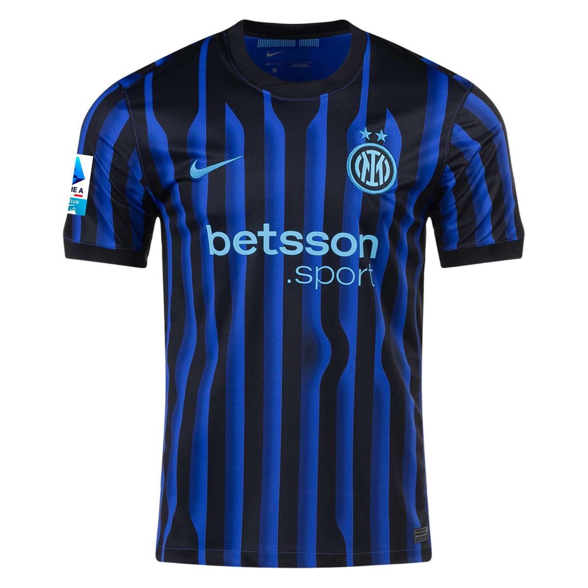 Nike Inter Milan Home Jersey w/ Serie A Patch 25/26 (Lyon Blue/Black/Chlorine Blue)