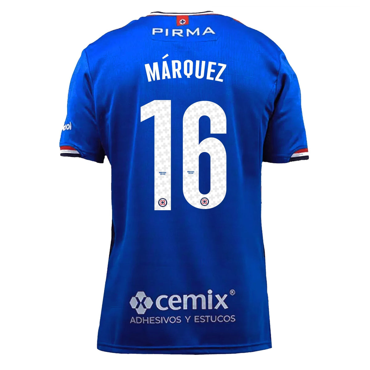 Pirma Men's Jeremy MÃ¡rquez Cruz Azul Home Jersey 25/26 (Blue)
