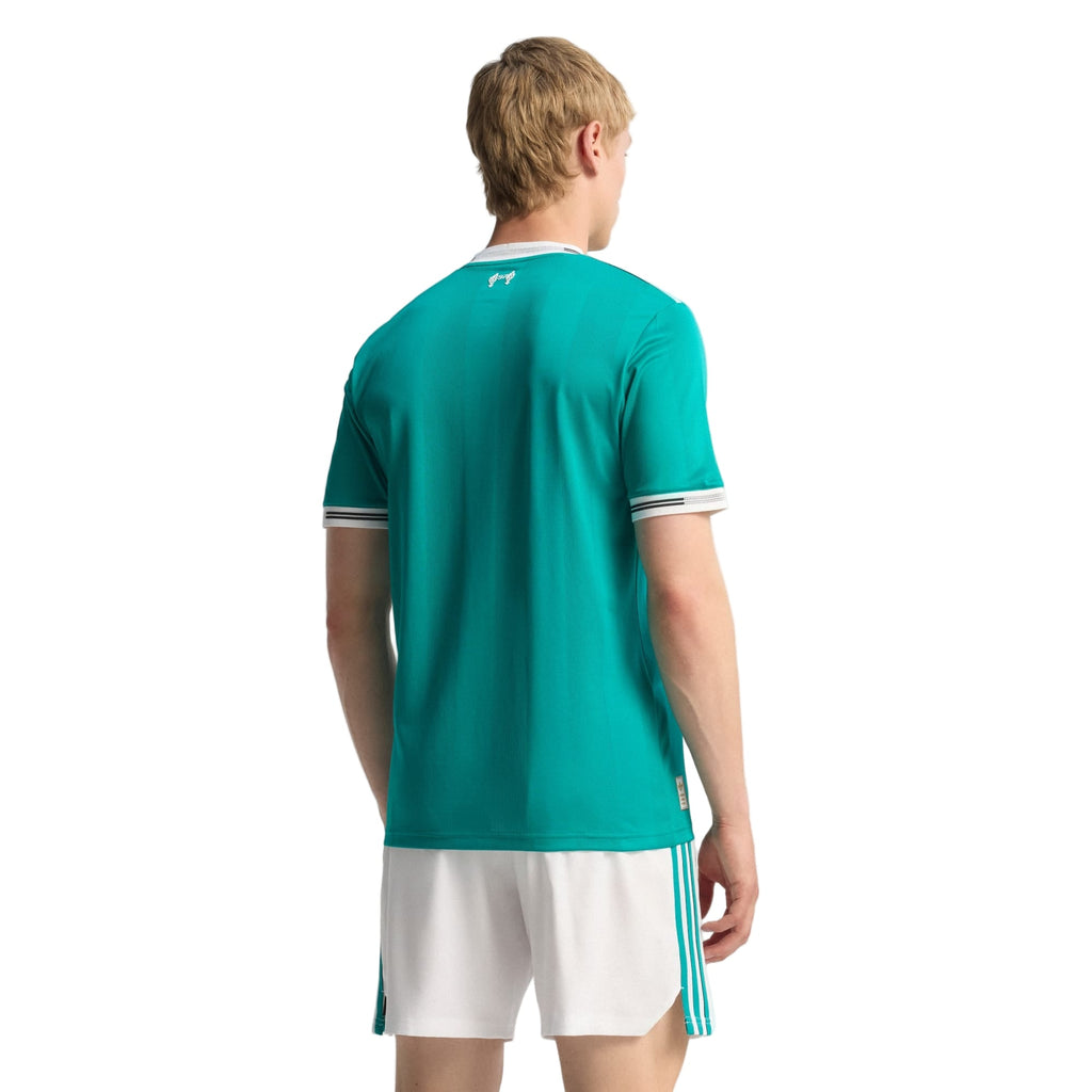 adidas Liverpool FC Authentic Diogo J. Third Jersey w/ EPL + No Room For Racism Patches 25/26 (Sea Green)
