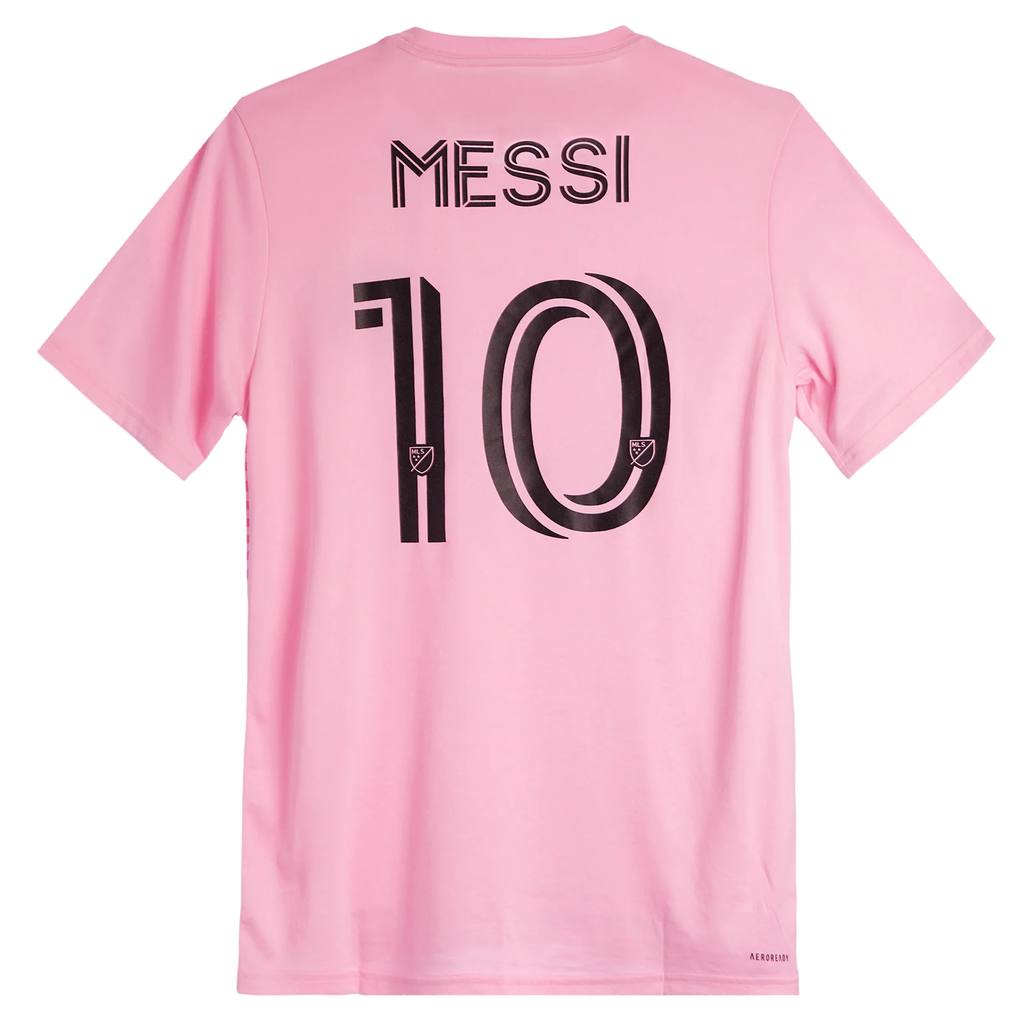 adidas Inter Miami Messi Name & Number Jersey Shirt (True Pink)
