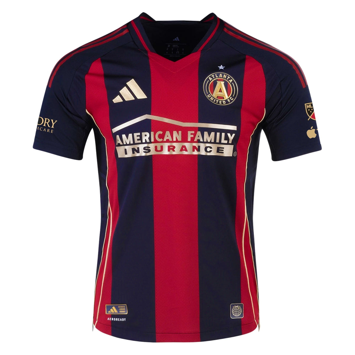 adidas Luis Abram Atlanta United Authentic Home Jersey w/ MLS Patches 25/26 (Red/Black)