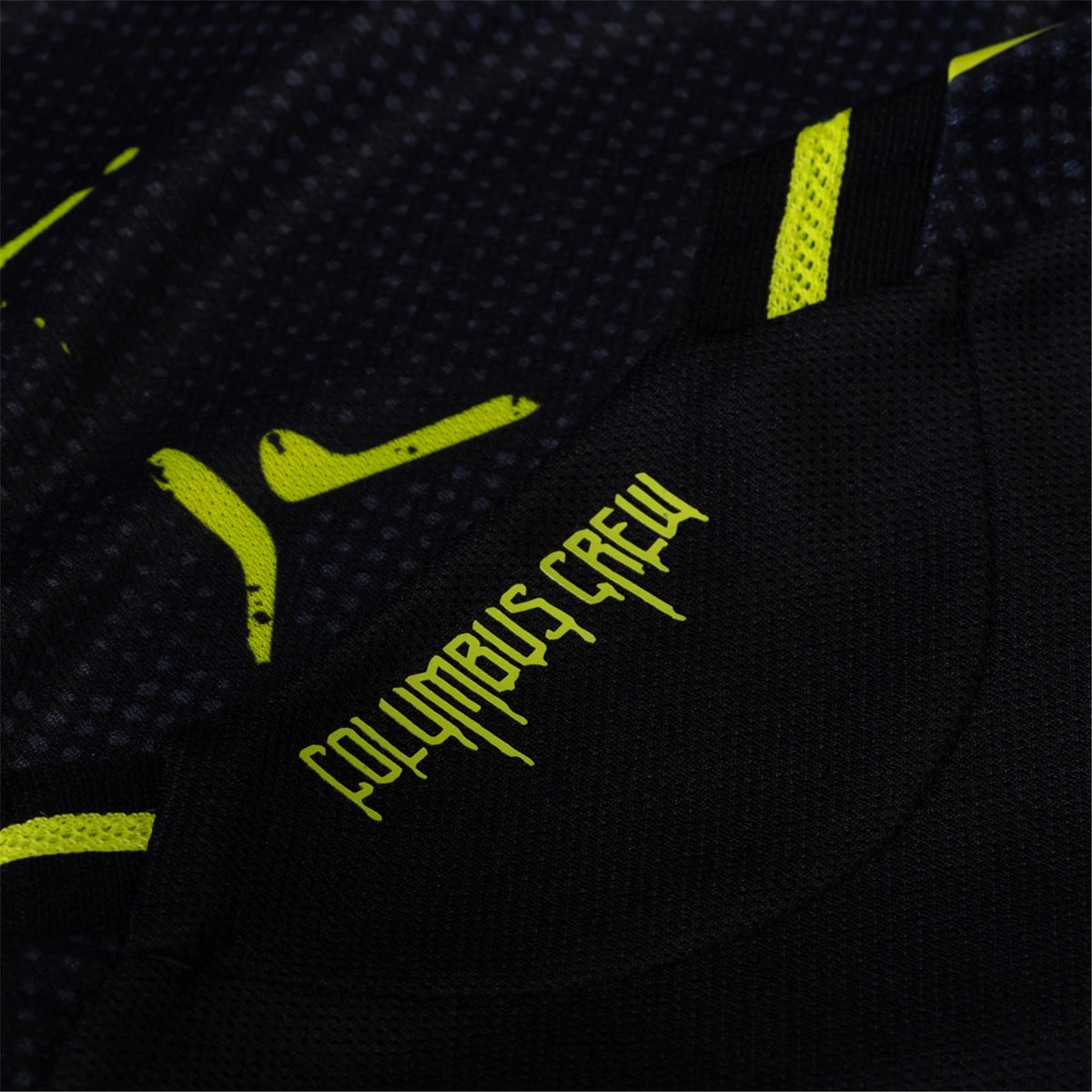 adidas Dylan Chambost Columbus Crew Authentic Away Jersey w/ MLS Patches 25/26 (Black/Yellow)