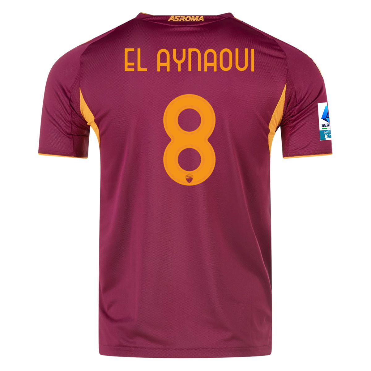 adidas Roma Authentic Neil El Aynaoui Home Jersey w/ Serie A Patch 25/26 (Burgundy)