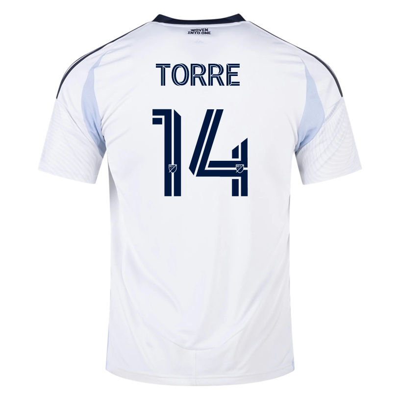 adidas Luca de la Torre San Diego FC Away Jersey 25/26 (White)