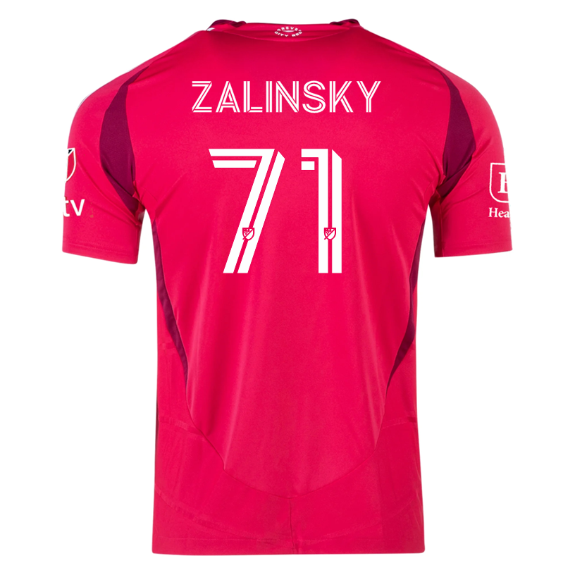 adidas Joseph Zalinsky St. Louis FC Authentic Home Jersey 25/26 (Power Pink)