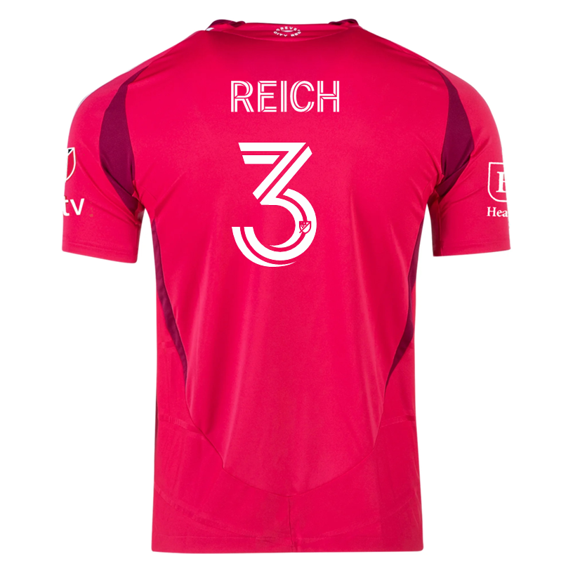 adidas Jake Girdwood-Reich St. Louis FC Authentic Home Jersey 25/26 (Power Pink)