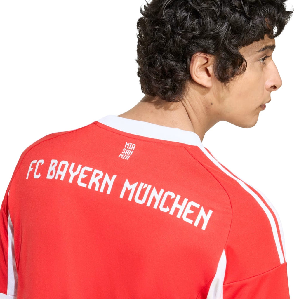 adidas Bayern Munich Musiala Home Jersey w/ Champions League Patches 25/26 (Red)