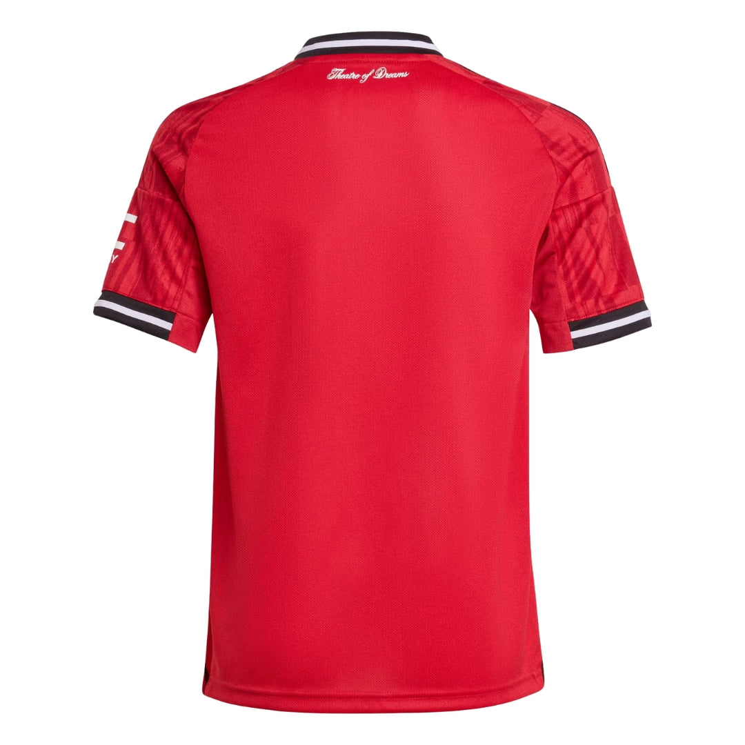 adidas Youth Manchester United 25/26 Home Jersey (Red)