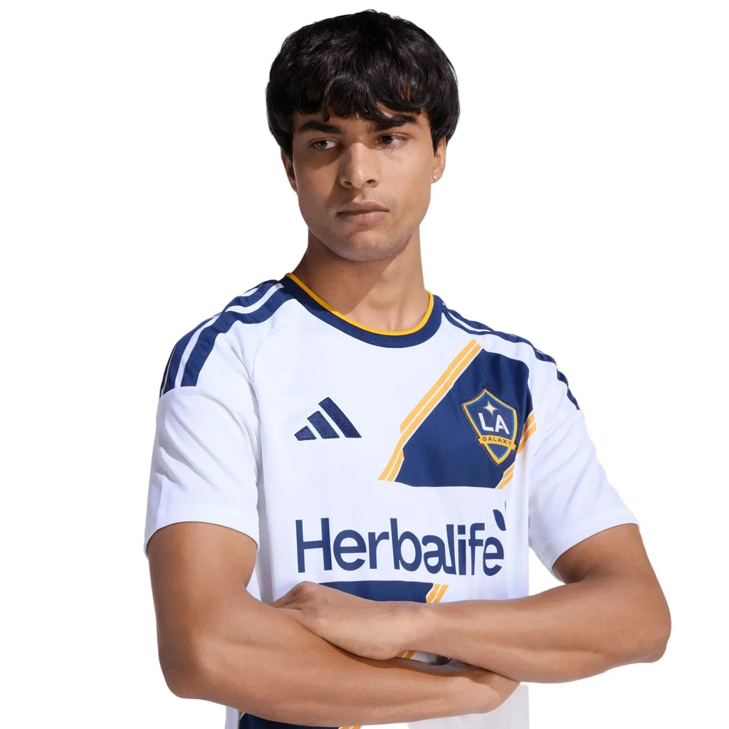 adidas Men's Cerrillo LA Galaxy Home Stadium Jersey 26/27 (White)