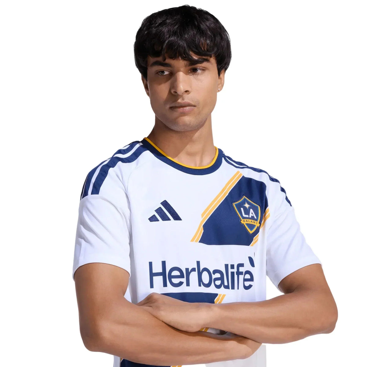 adidas Men's Marcinkowski LA Galaxy Home Stadium Jersey 26/27 (White)