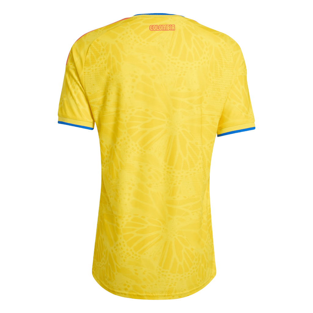 adidas Men's Vargas Colombia 2026 Authentic Home Jersey (Impact Yellow)