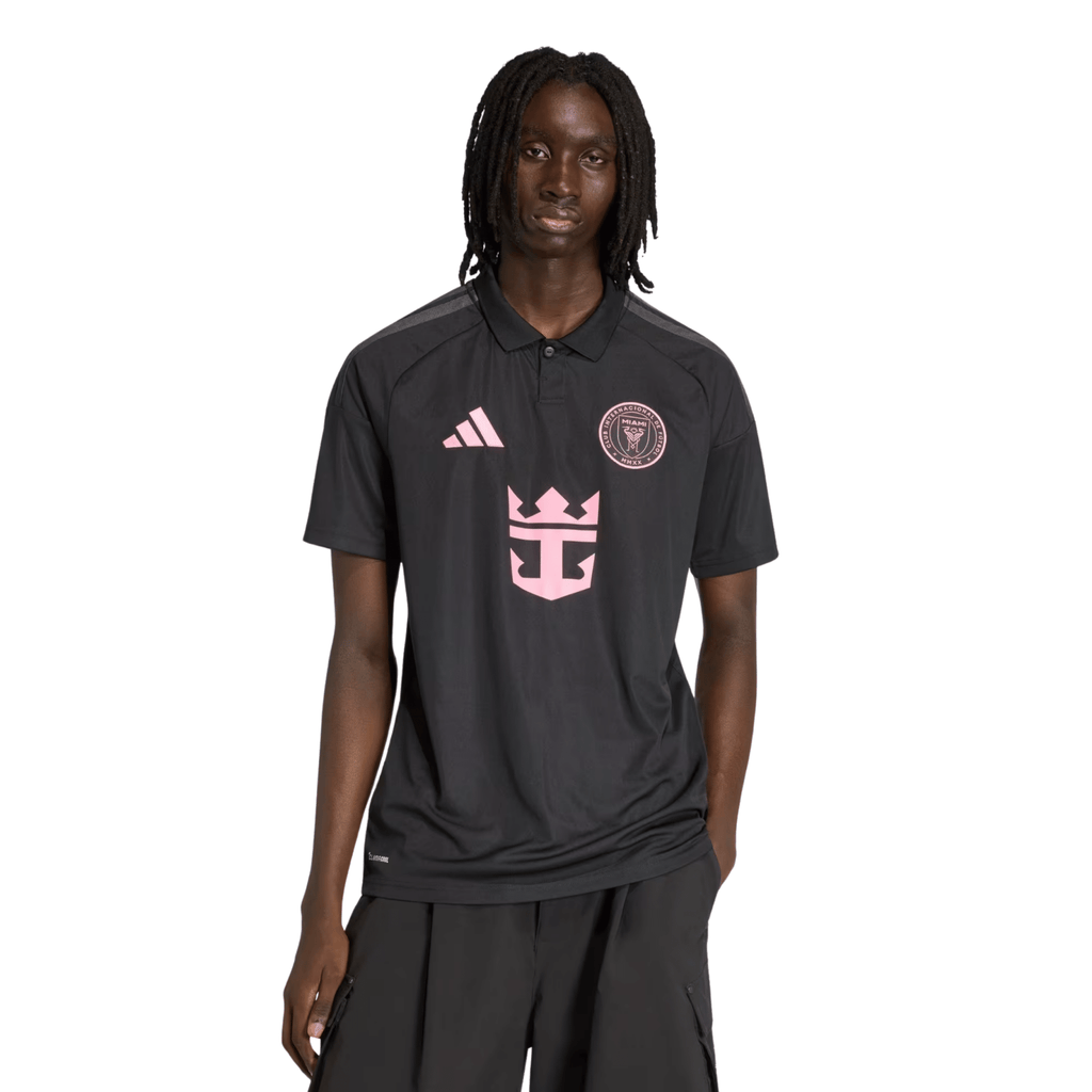 adidas Men's Lujan Inter Miami CF 26/27 Away Jersey (Black/Pink)