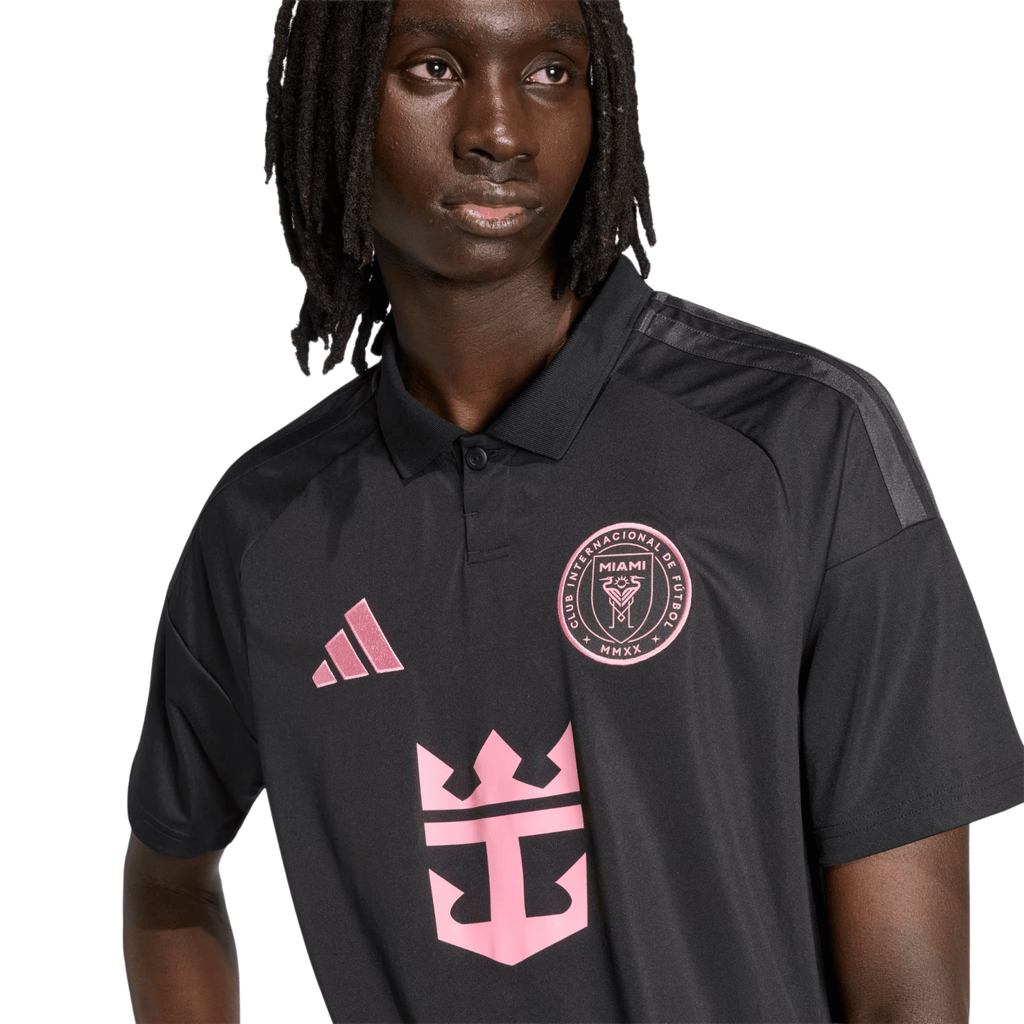adidas Men's Lujan Inter Miami CF 26/27 Away Jersey (Black/Pink)