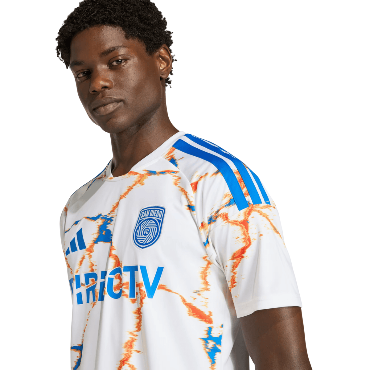 adidas Men's Dos Santos San Diego FC 26/27 Away Stadium Jersey (White)