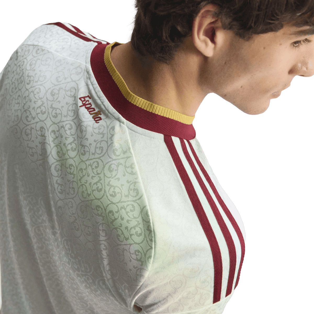 adidas Men's Spain Authentic Mikel Oyarzabal Away Jersey 2026 (White)