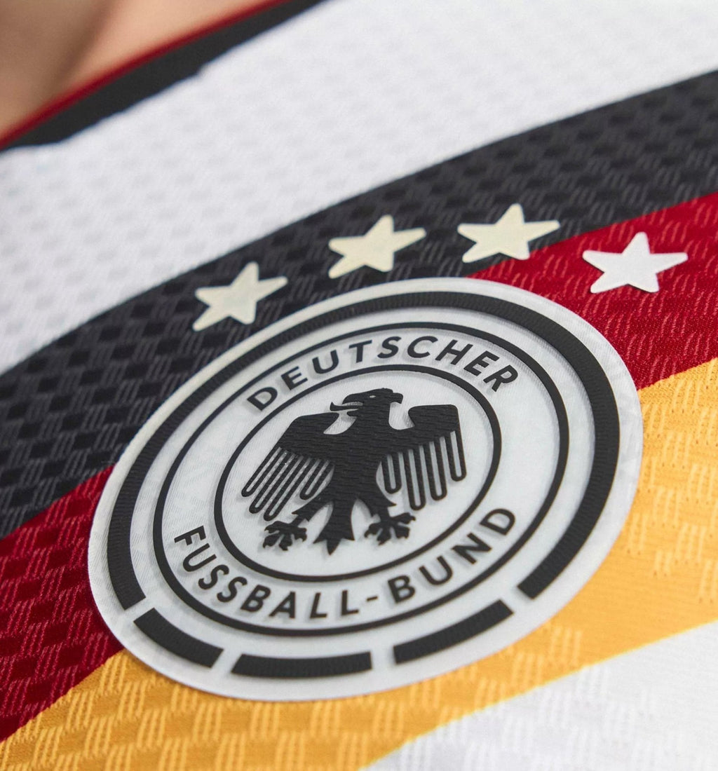 adidas Men's Raum Germany Authentic Home World Cup Jersey 2026 (White/Black)