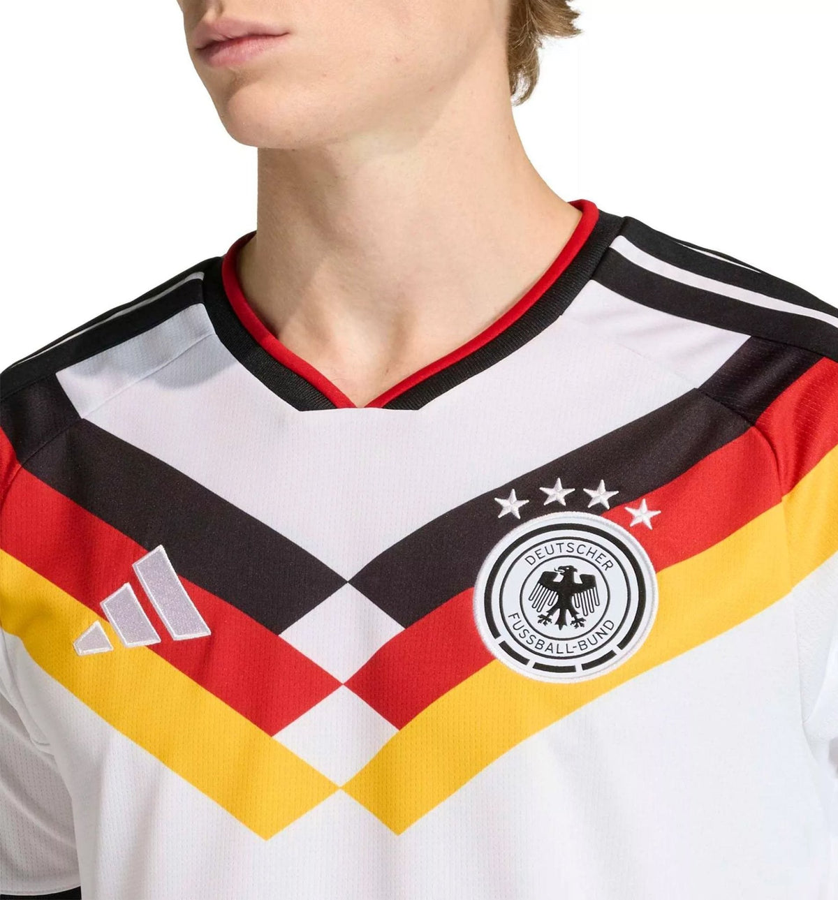 adidas Men's Musiala Germany Home World Cup Jersey 2026 (White/Black)