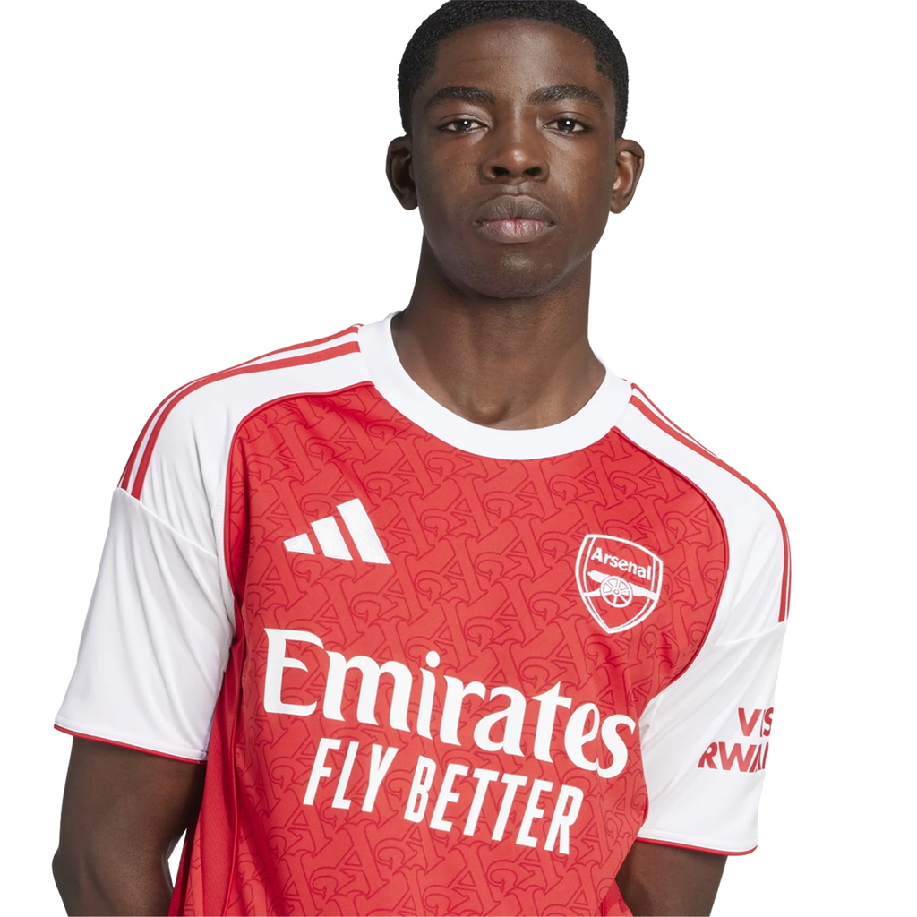 adidas Arsenal Home Jersey 25/26 (Better Scarlet/White)
