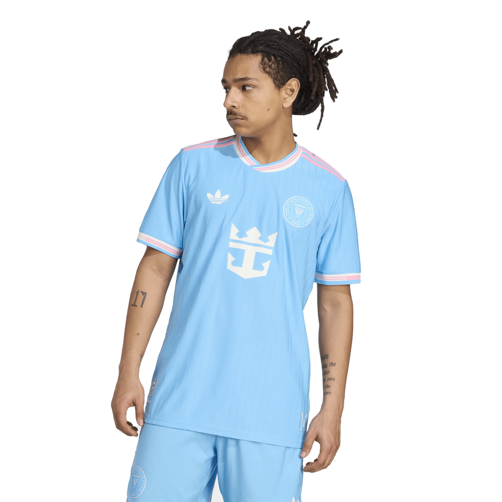 adidas Hall Inter Miami Authentic Third Jersey 25/26 (Blue/Pink)