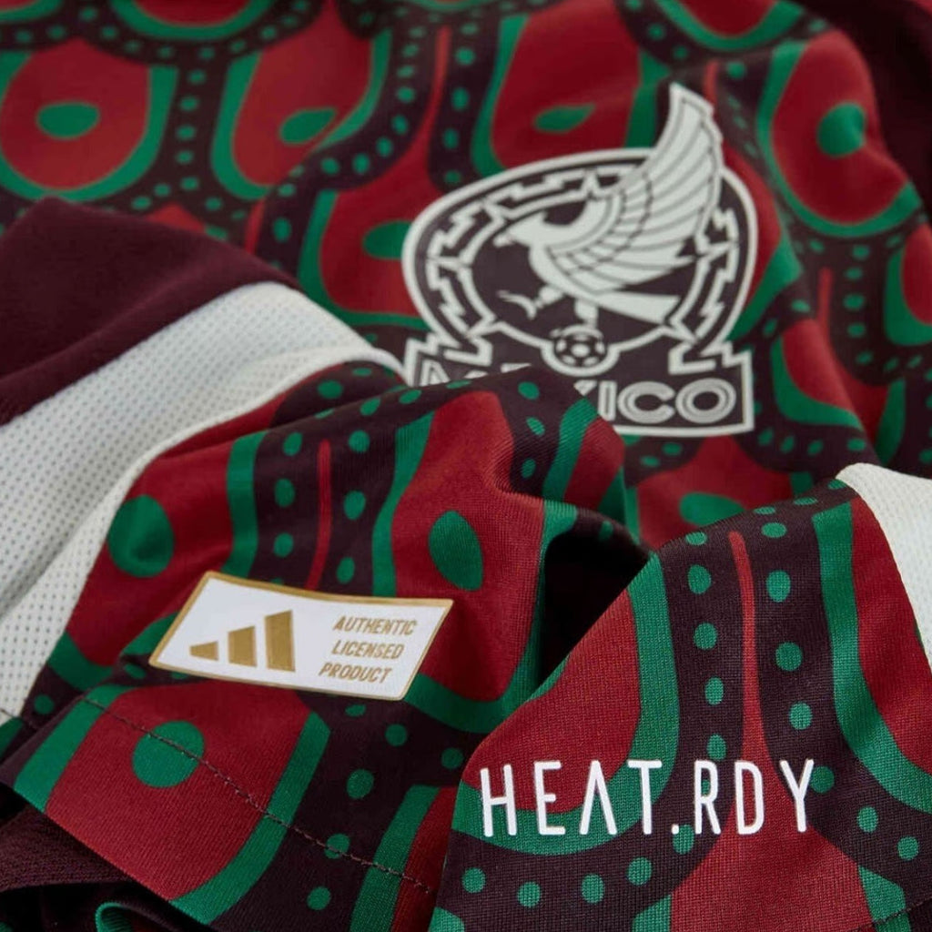 adidas Alexis Vega Mexico Authentic Home Jersey 24/25 w/ Gold Cup 2025 Patches (Multicolor)