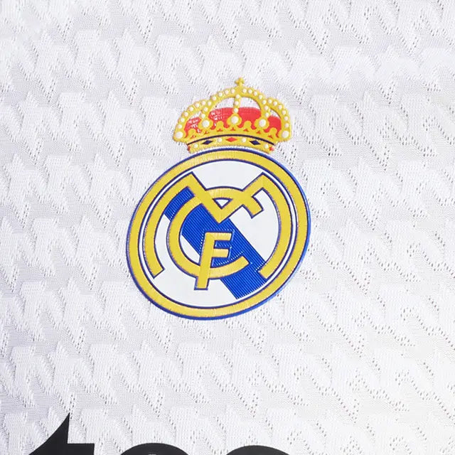 adidas Arda GÃ¼ler Real Madrid Authentic Home Jersey w/ La Liga Patches 24/25 (White/Black)