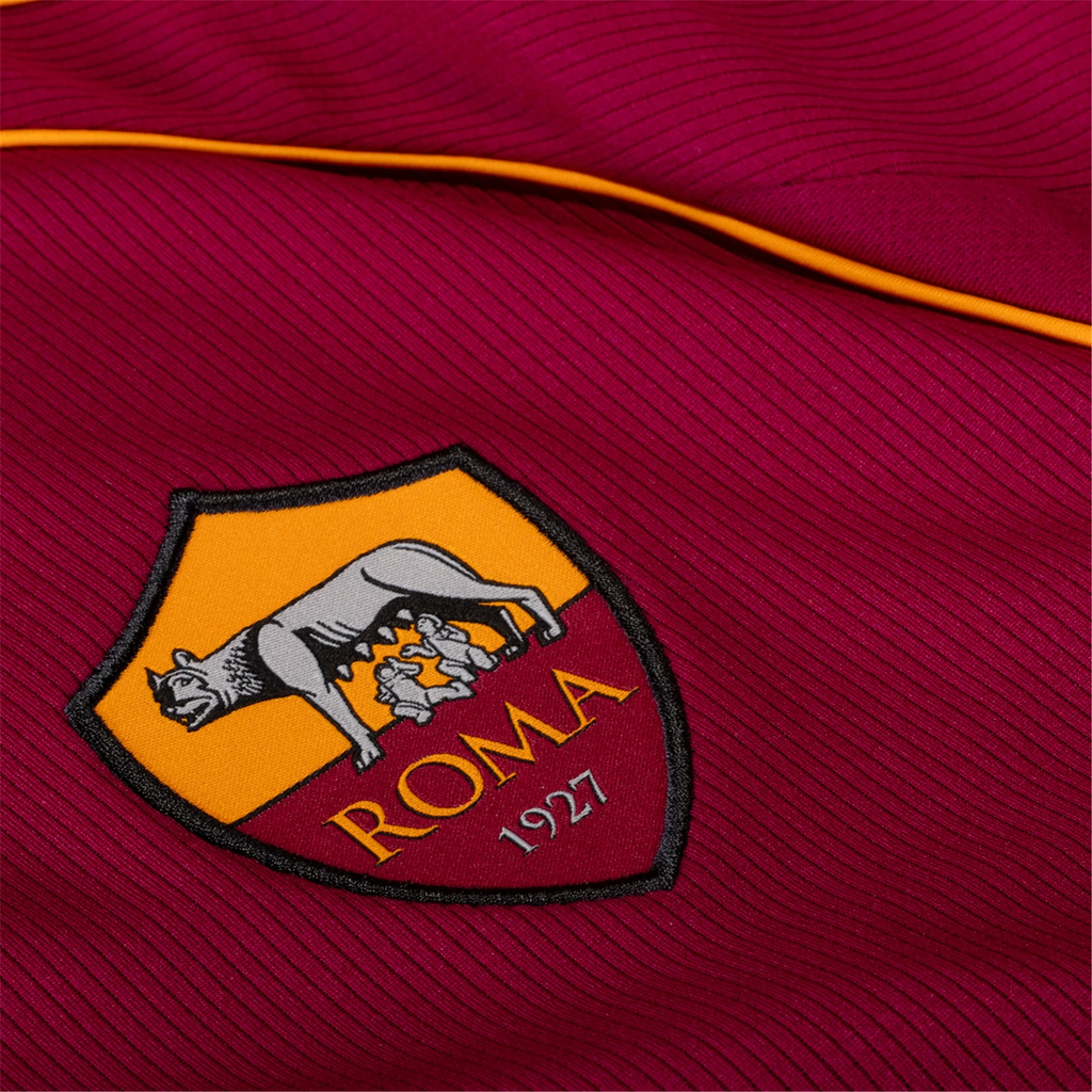 adidas Men's Roma Wesley FranÃ§a Home Jersey w/ Europa League Patches 25/26 (Burgundy)