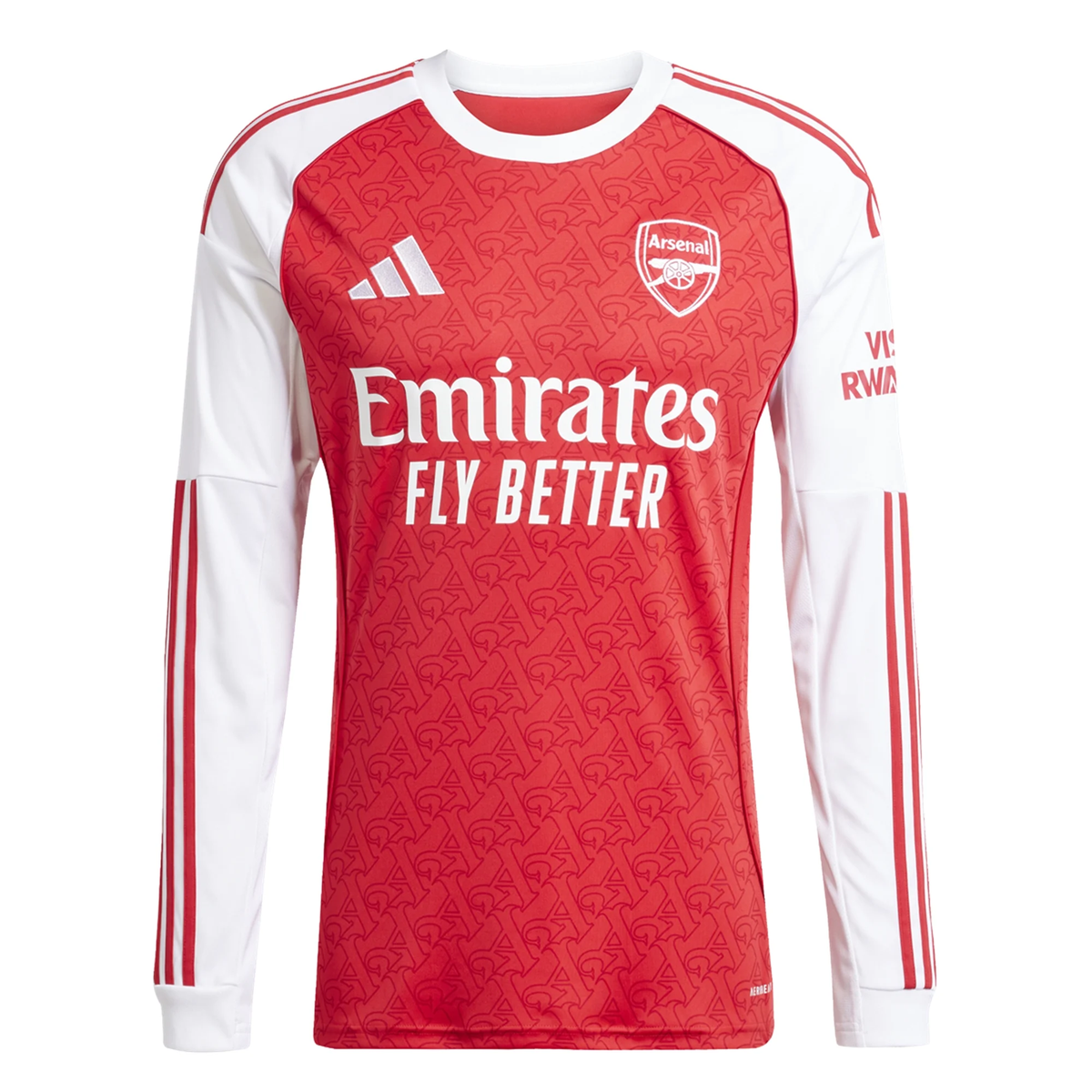 adidas Arsenal Long Sleeve Home Jersey 25/26 (Better Scarlet/White)