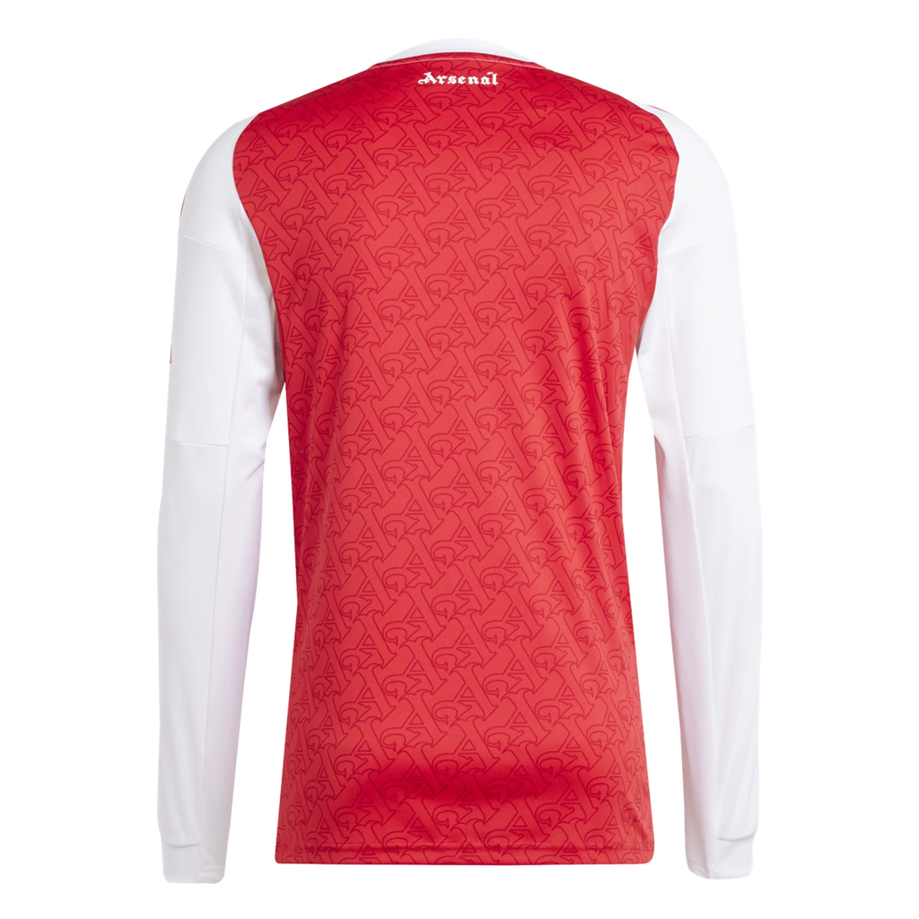 adidas Arsenal Long Sleeve Home Jersey 25/26 (Better Scarlet/White)