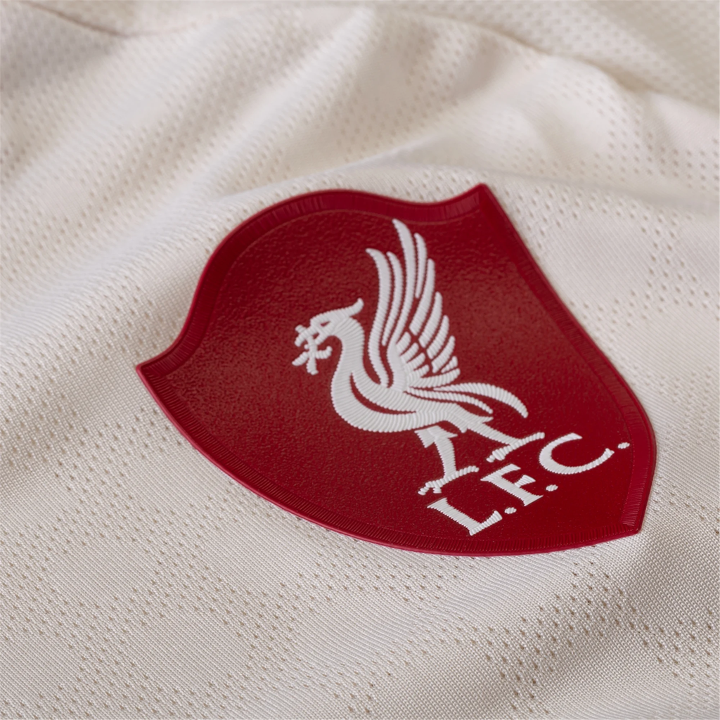 adidas Men's Liverpool Authentic Virgil van Dijk Away Jersey w/ Champions League Patches 25/26 (Wonder White)