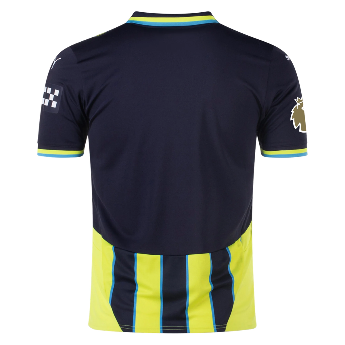 Puma Manchester City Away Jersey w/ EPL + Club World Cup Patch 24/25 (New Navy/Yellow Glow)