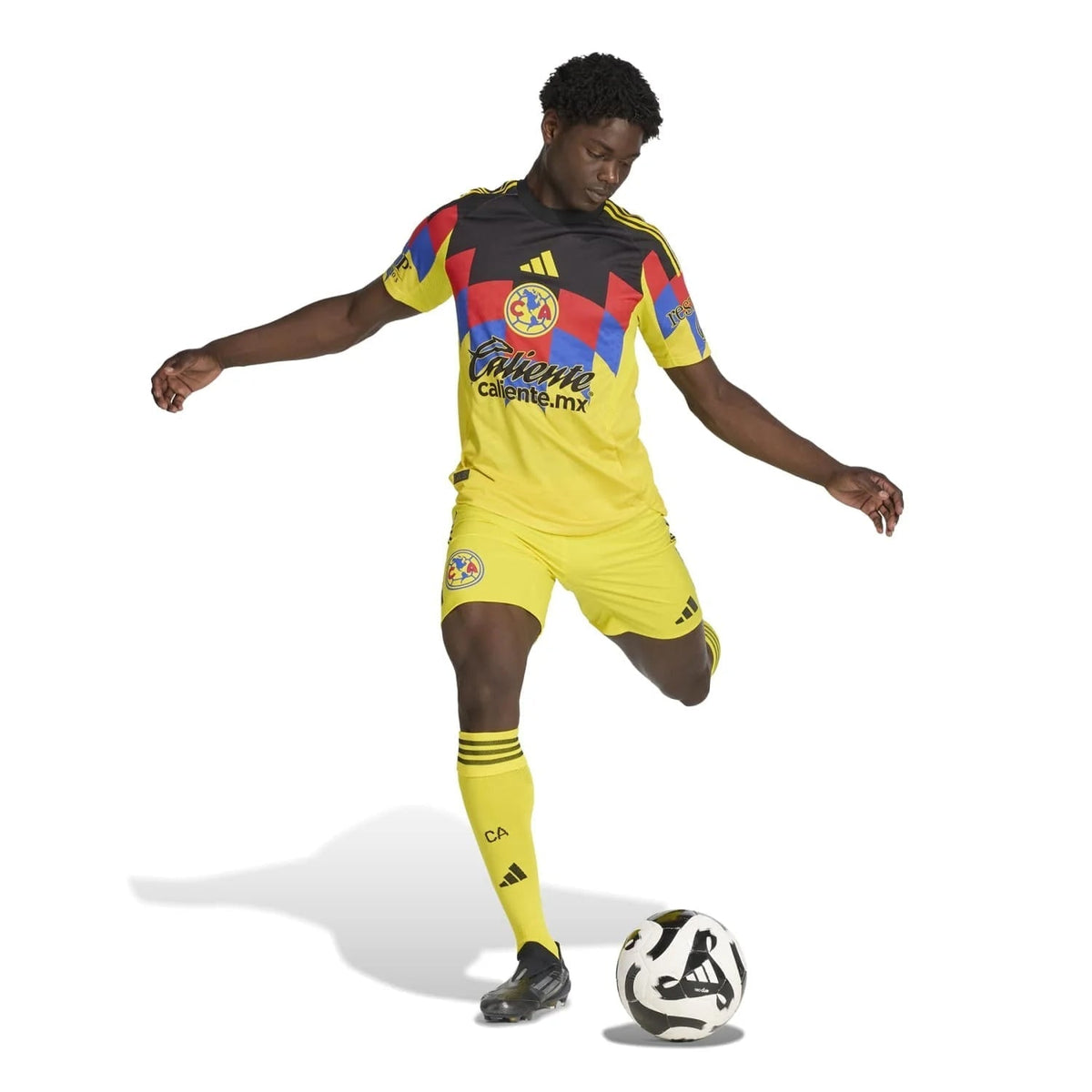 adidas E. Sanchez Men's Club America 25/26 Authentic Home Jersey (Yellow)