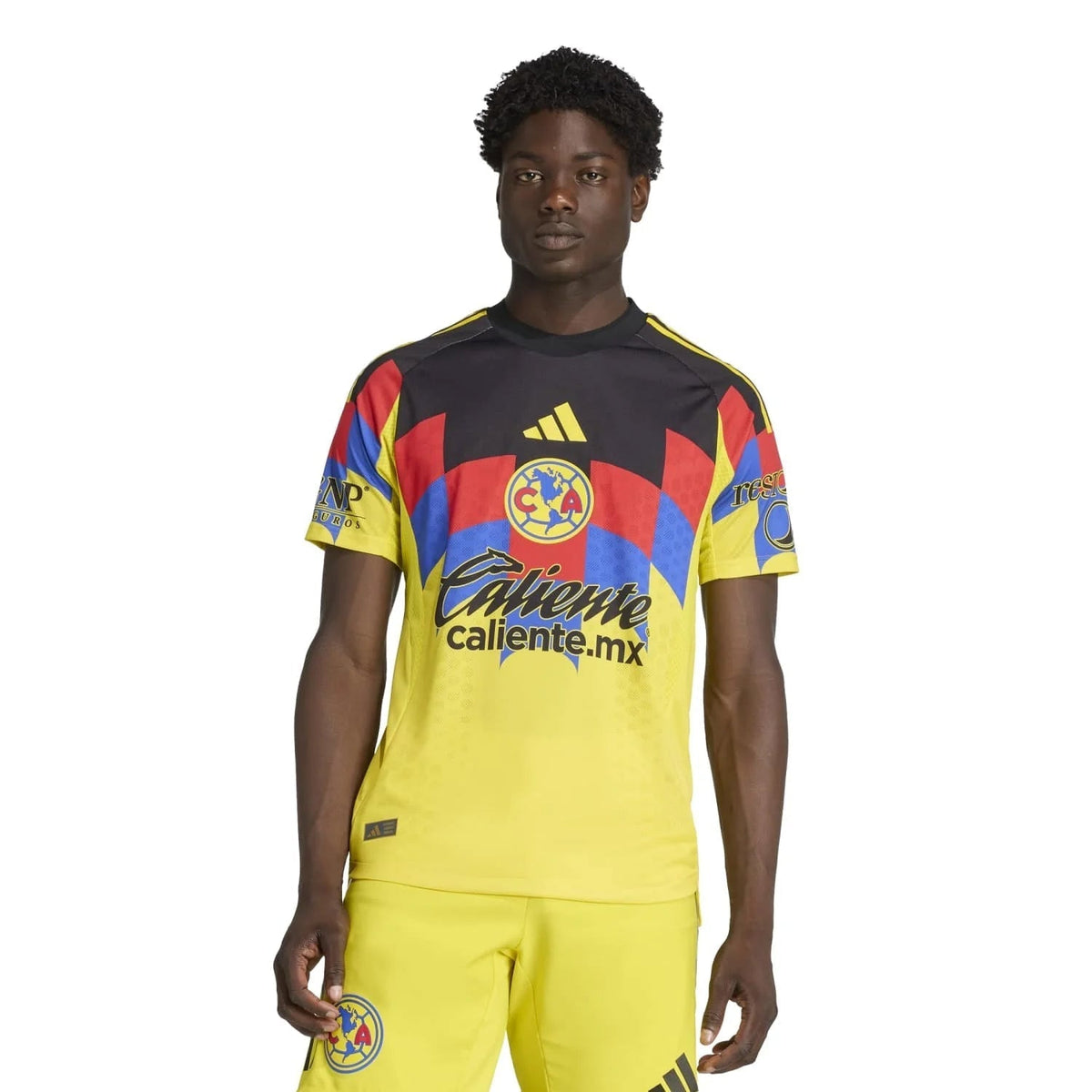 adidas S. Caceres Men's Club America 25/26 Authentic Home Jersey (Yellow)