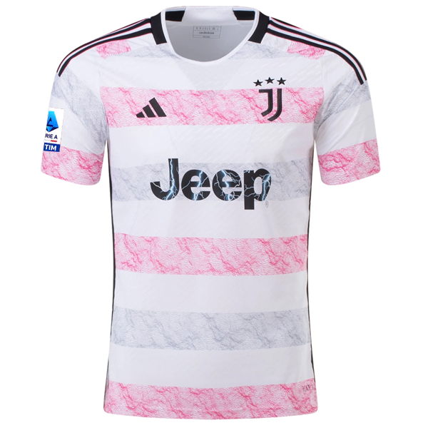 adidas Juventus Authentic Federico Chiesa Away Jersey w/ Serie A Patch 23/24 (White)
