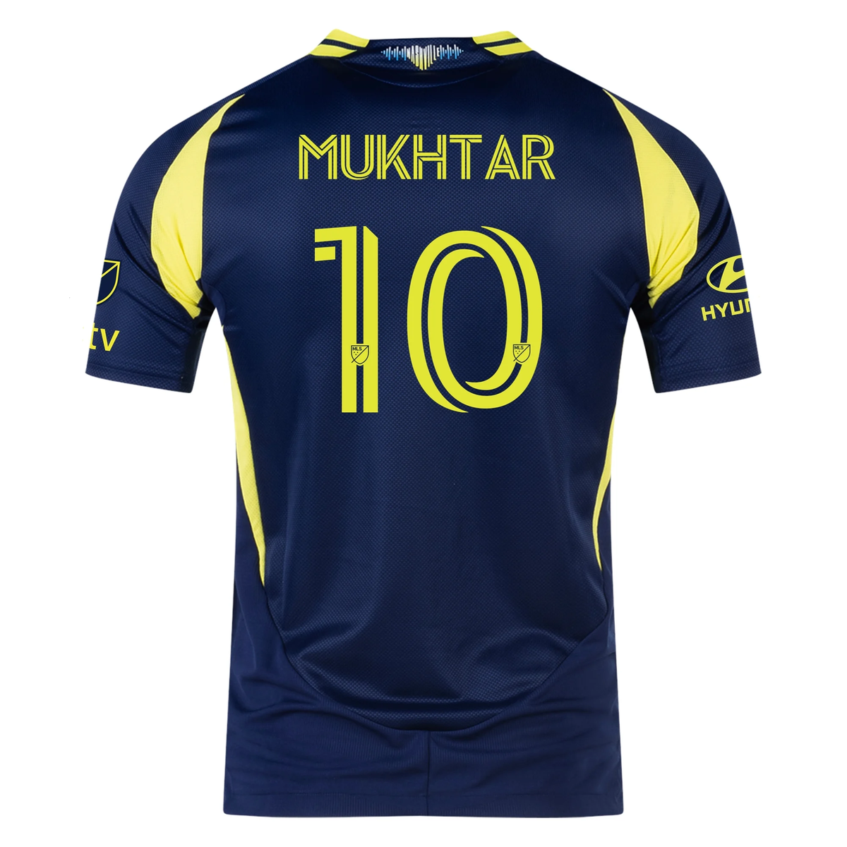 adidas Nashville Authentic Hany Mukhtar Away Jersey w/ MLS + Apple TV 25/26 (Tena Blue)