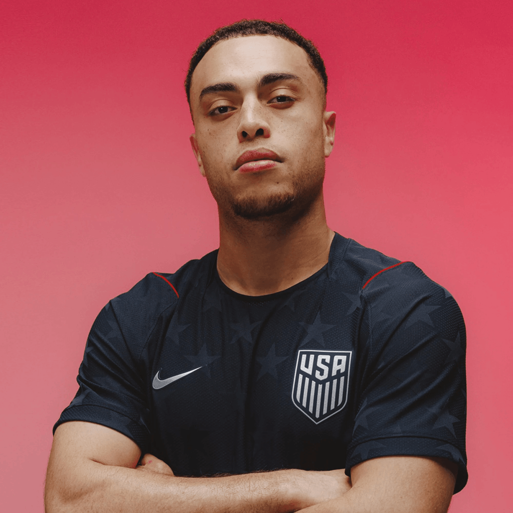 Nike Men's Musah United States Match Authentic Away Jersey 2026 (Dark Obsidian/Pure Platinum)