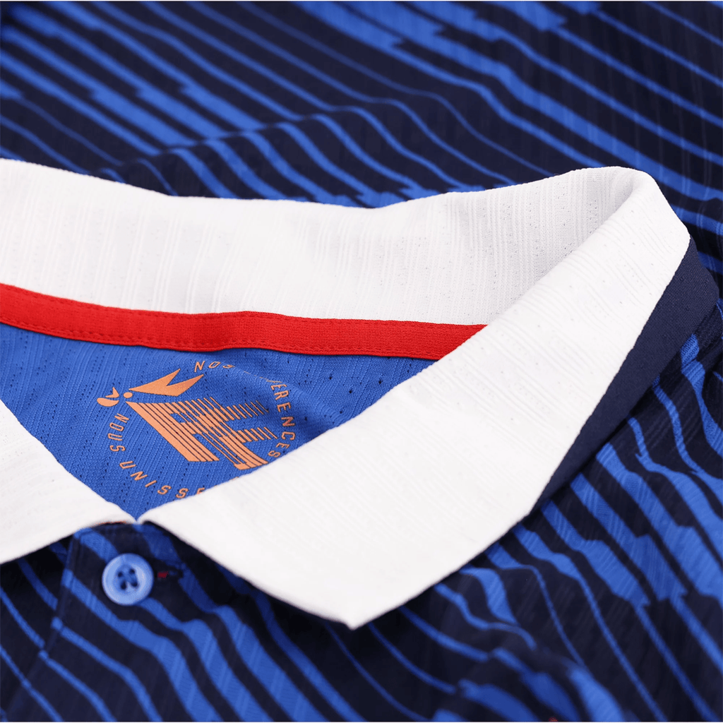 Nike Mens France AurÃ©lien TchouamÃ©ni Match Authentic Home Jersey 2026 (Game Royal/Metallic Gold)