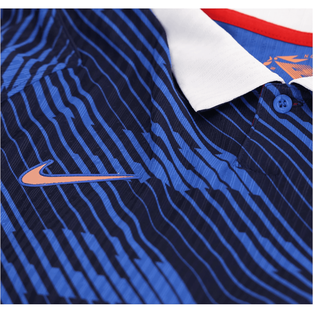 Nike Mens France AurÃ©lien TchouamÃ©ni Match Authentic Home Jersey 2026 (Game Royal/Metallic Gold)