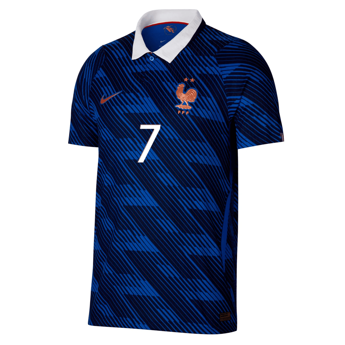 Nike Mens France Ousmane DembÃ©lÃ© Match Authentic Home Jersey 2026 (Game Royal/Metallic Gold)