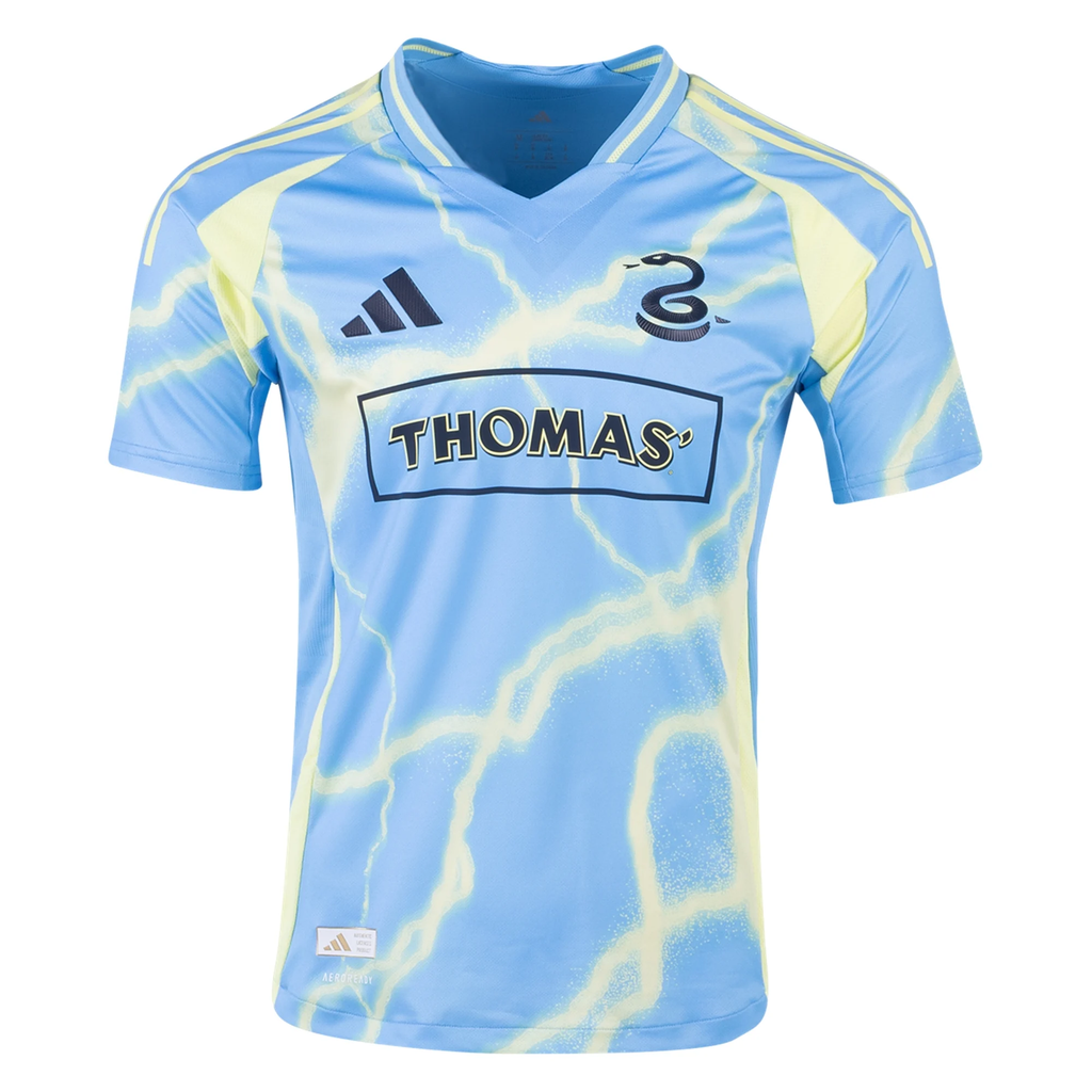 adidas Philadelphia Union Tai Baribo Authentic Away Jersey 25/26 (Blue/Yellow)