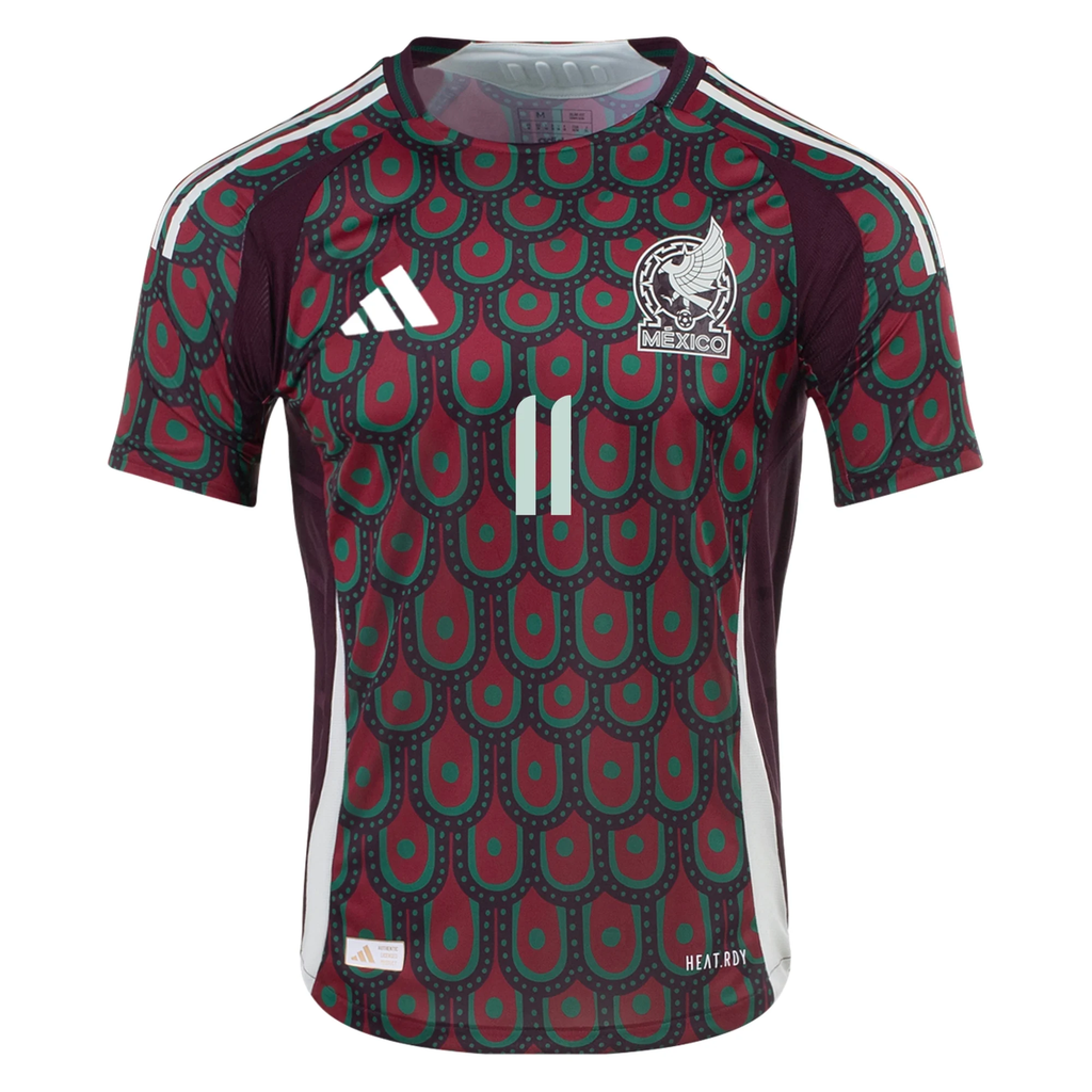 adidas Mexico Authentic Santiago GimÃ©nez Home Jersey 24/25 (Multicolor)